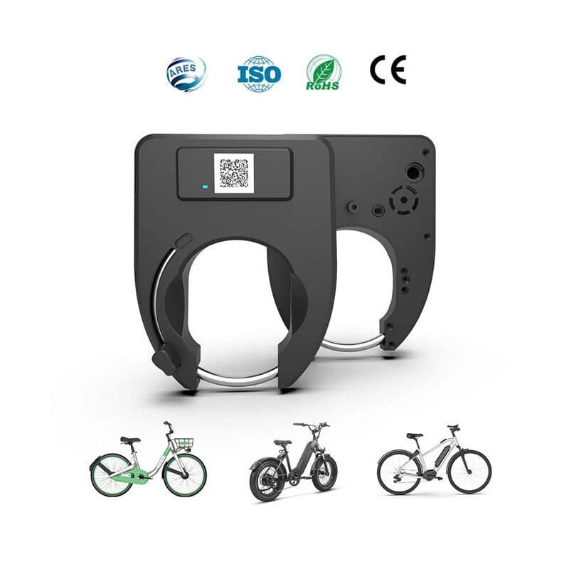 Lacăt inteligent pentru bike-sharing — GPS, 4G/Bluetooth (BLE), panou solar