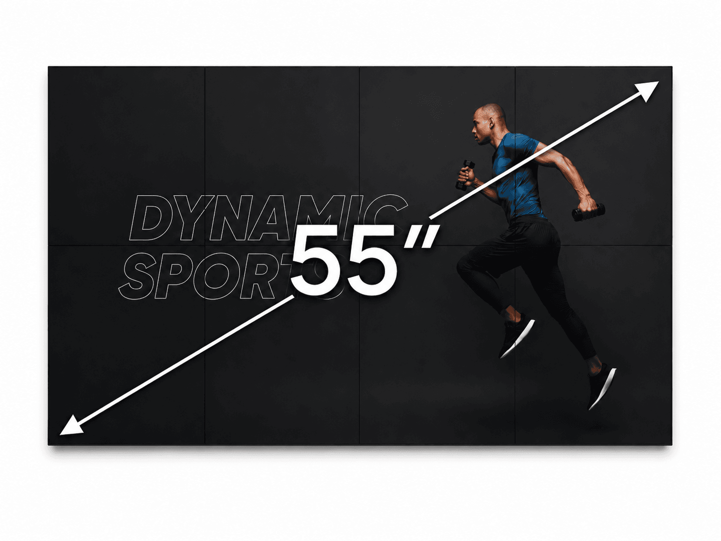 Display SMART Signage pentru VideoWall LG 55VL5PJ - Bezel 3.5mm edge to edge, Player incorporat,500 nits