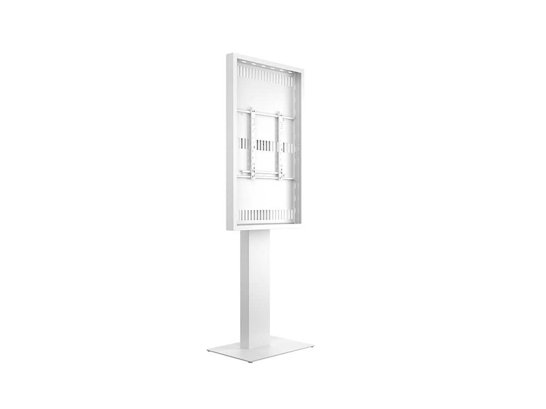 Carcasa Totem de Interior Multibrackets MB-3503, 55", max.50 kg, montaj pe podea, alb