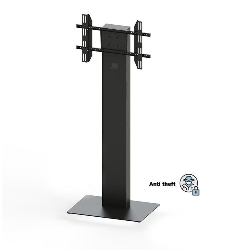 Stand de interior Multibrackets MB-7357, 32"-65", max. 50kg, antifurt, negru