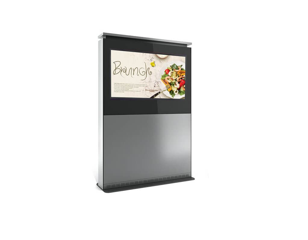 Kiosk / Totem Indoor 32'' -  ZL, ZLH32N-SBB cu Display LED 32" Ultra HD 24/7 Profesional LG 32SM5J-B