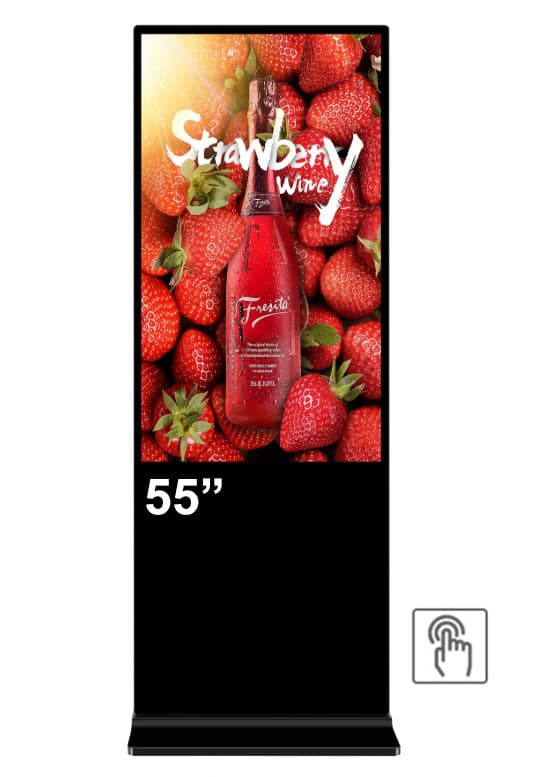 Kiosk / Totem Indoor Touch IR  55'' Android11 - EVOBOARD 55'' 4K IR touch, Android 11