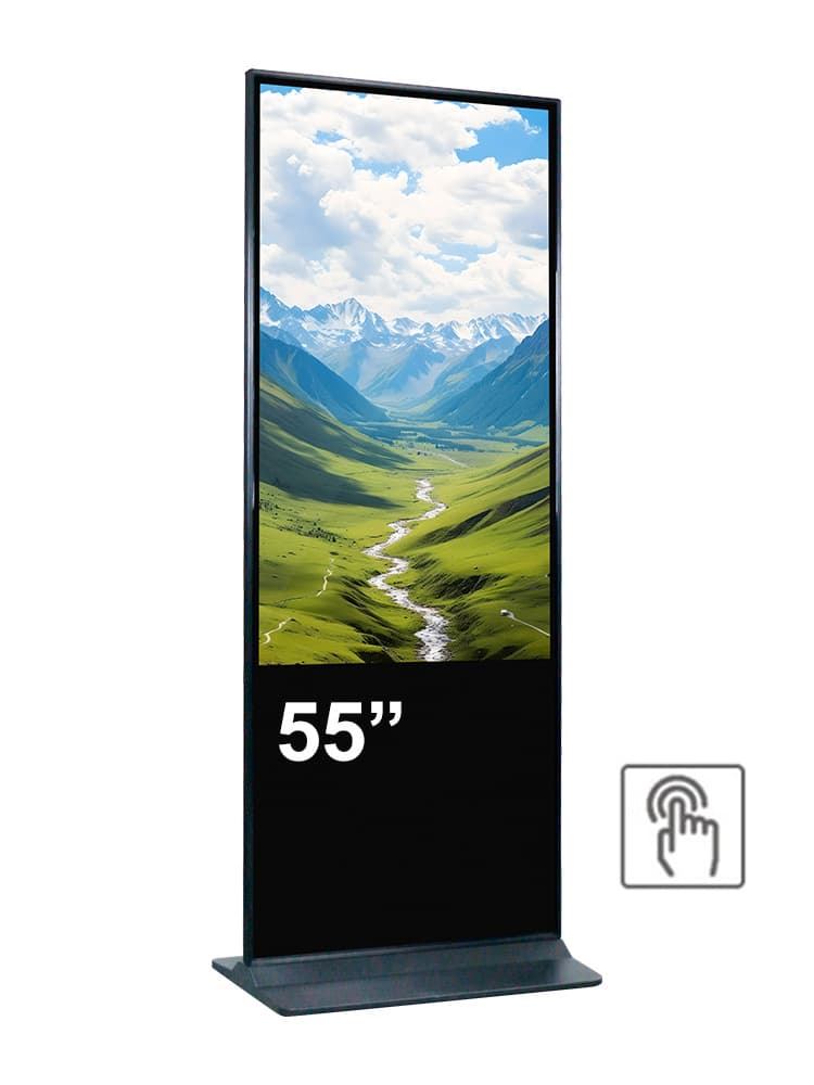 Kiosk / Totem Indoor Touch PCAP Android11 - EVOBOARD 55'' 4K PCAP touch
