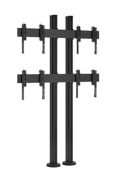 Stand Videowall 2x2 Vogel's FMVW2255 cu prindere in podea, pentru Displayuri  46"-55"