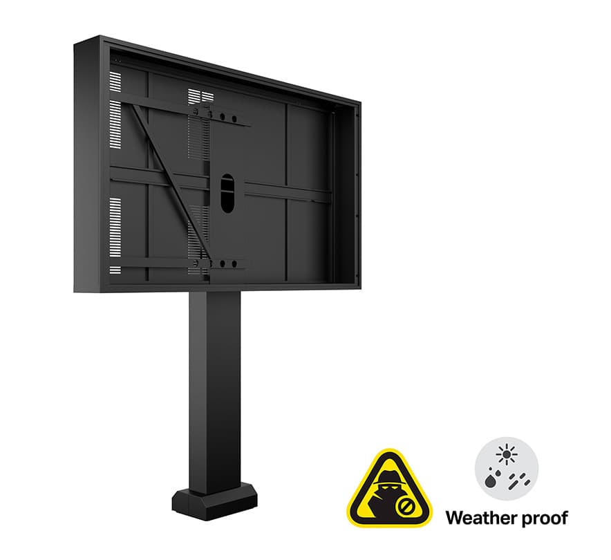 Totem de exterior Multibrackets MB-9993, pentru Samsung 85"  OH85, max.134kg, landscape