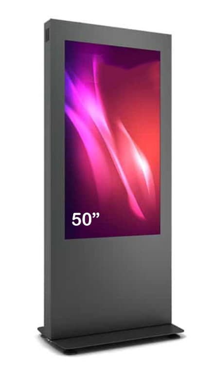 Totem de interior B01, B01V50N-BBB, pentru display 50'', fara sticla securizata frontala