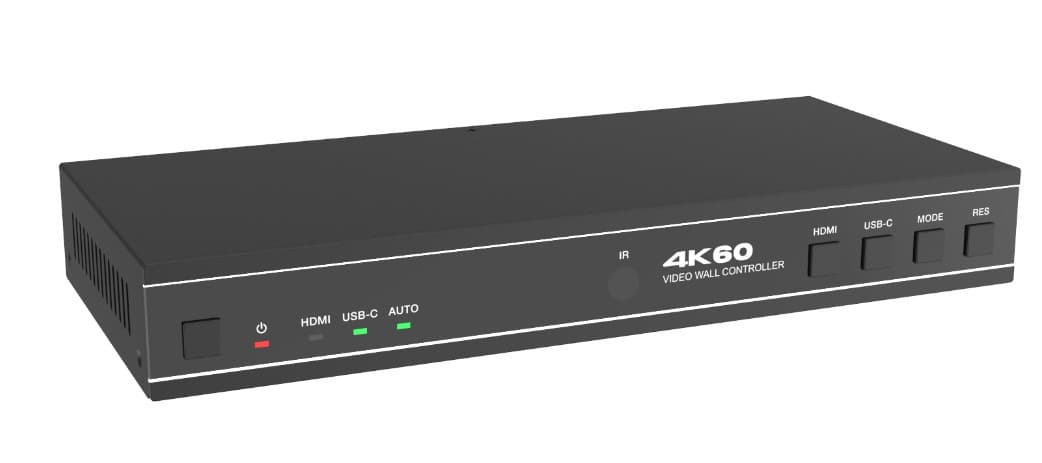 Controller Video-Wall 2x2,4x1,1x4,3x1,1x3,2x1,1x2, Intrari: 1xHDMI2.0/1xUSB-C, 4K@60Hz 4:4:4,HDCP2.2,RS232, telecomanda
