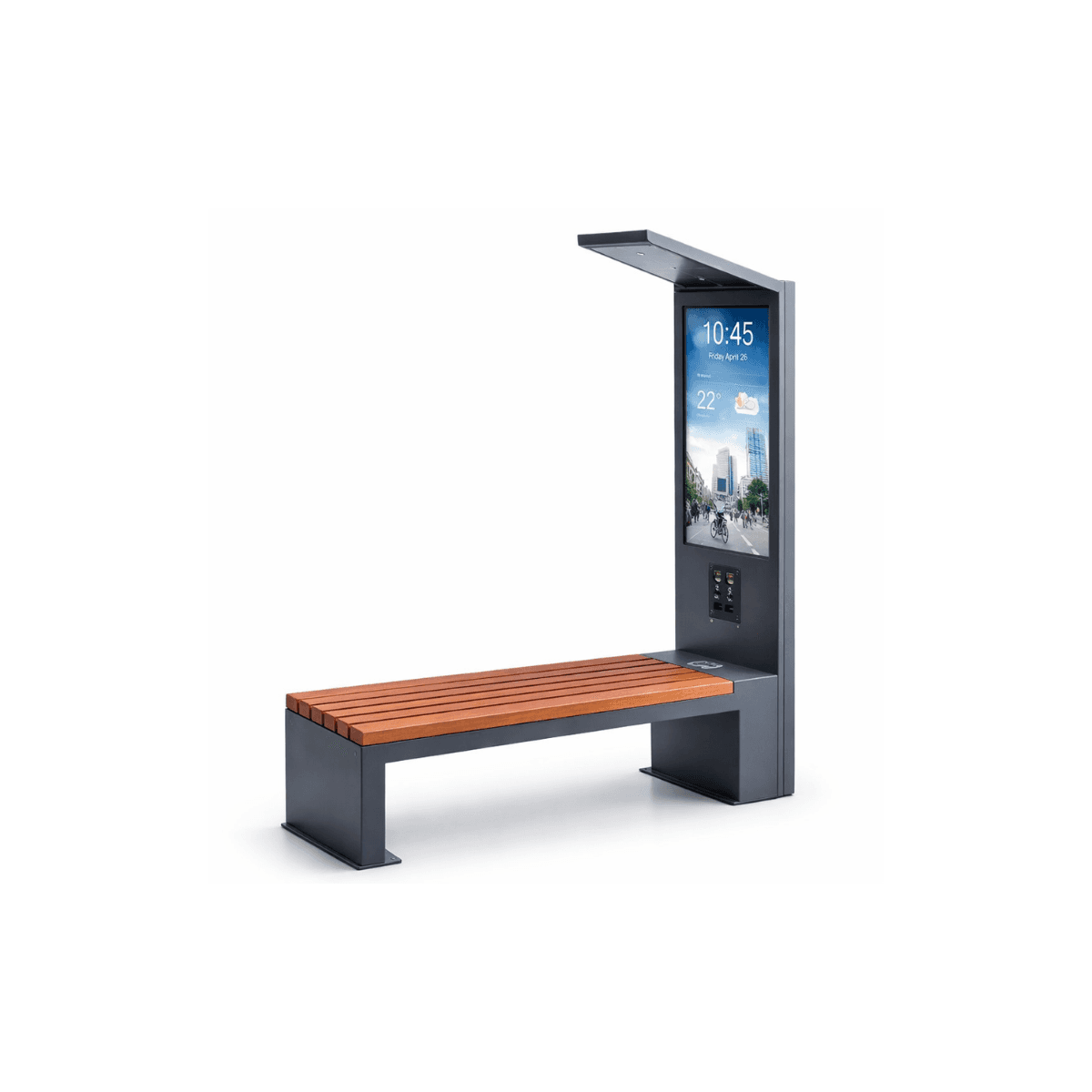 Bancă smart cu display integrat