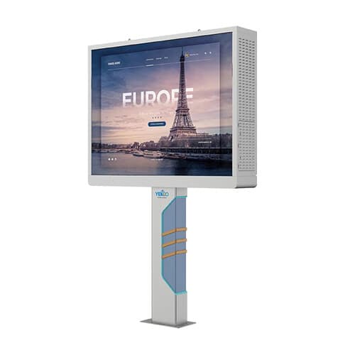 Billboard LED de exterior P8/P10 cu față dublă — pentru șosele și bulevarde
