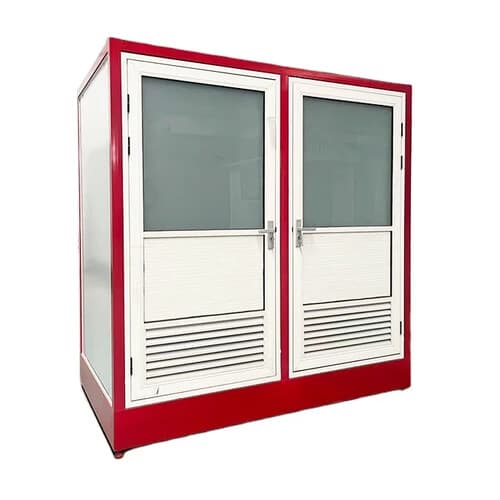 Cabină sanitară galvanizată cu duș detașabil