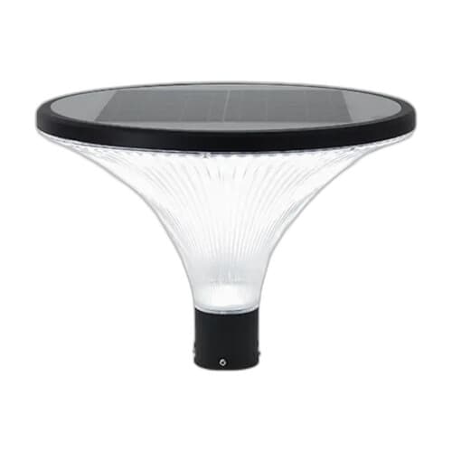 Lampă solară de grădină 30 W — aluminiu, IP65, cu telecomandă