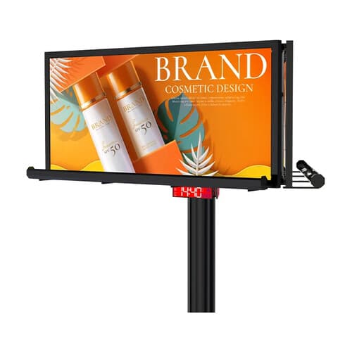 Panou LED P6 de exterior — 3,8 × 2,9 m, luminozitate ridicată