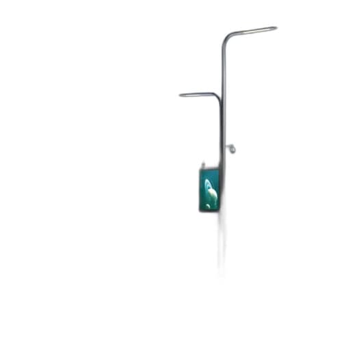 Stâlp smart 12 m cu iluminat stradal și cameră CCTV