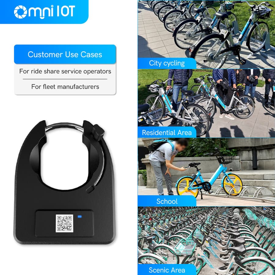 Lacăt inteligent pentru bike-sharing — GPS, 3G/2G