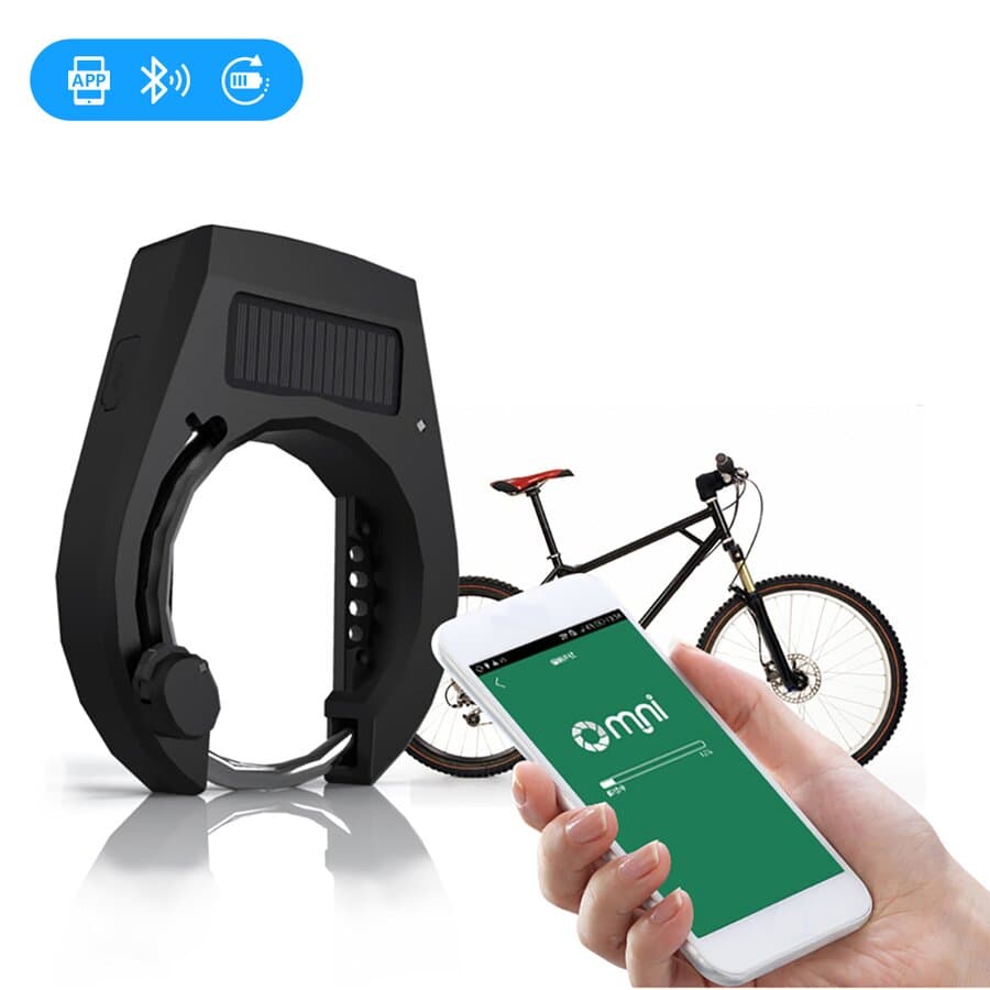 Lacăt inteligent tip potcoavă pentru bike-sharing — Bluetooth (BLE), deblocare RFID