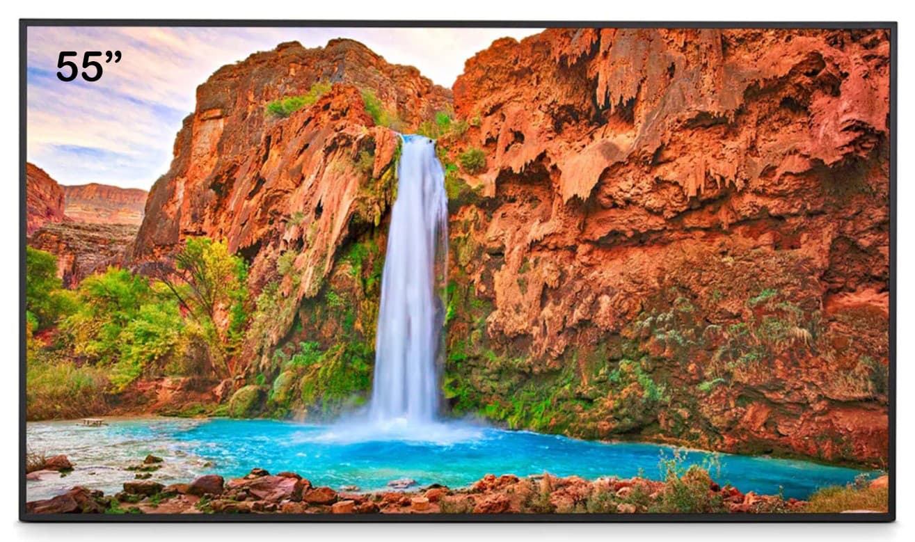 Display LCD 55" NEC MultiSync® ME552, UHD, IPS with Direct LED backlights, 450 cd/m², 18/7, media player, Android 13