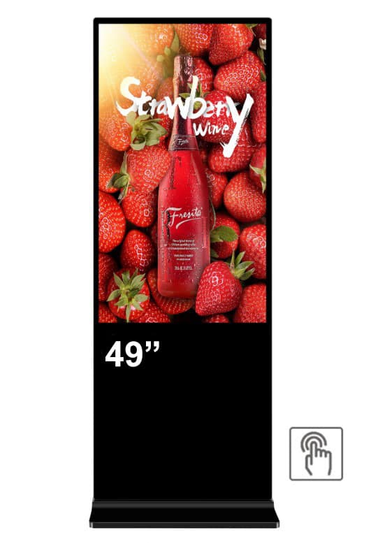 Kiosk / Totem Indoor Touch IR 49'' Android11 - EVOBOARD 49" cu IR touch 4K, Android 11