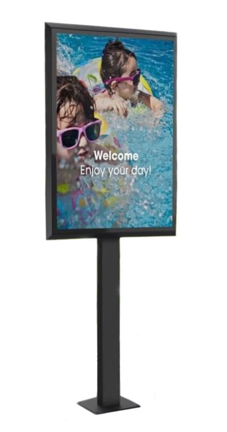 Kiosk / Totem Outdoor 49'' - LG 49XE4 FullHD, 4000 nits cu sistem de prindere Vogel`s