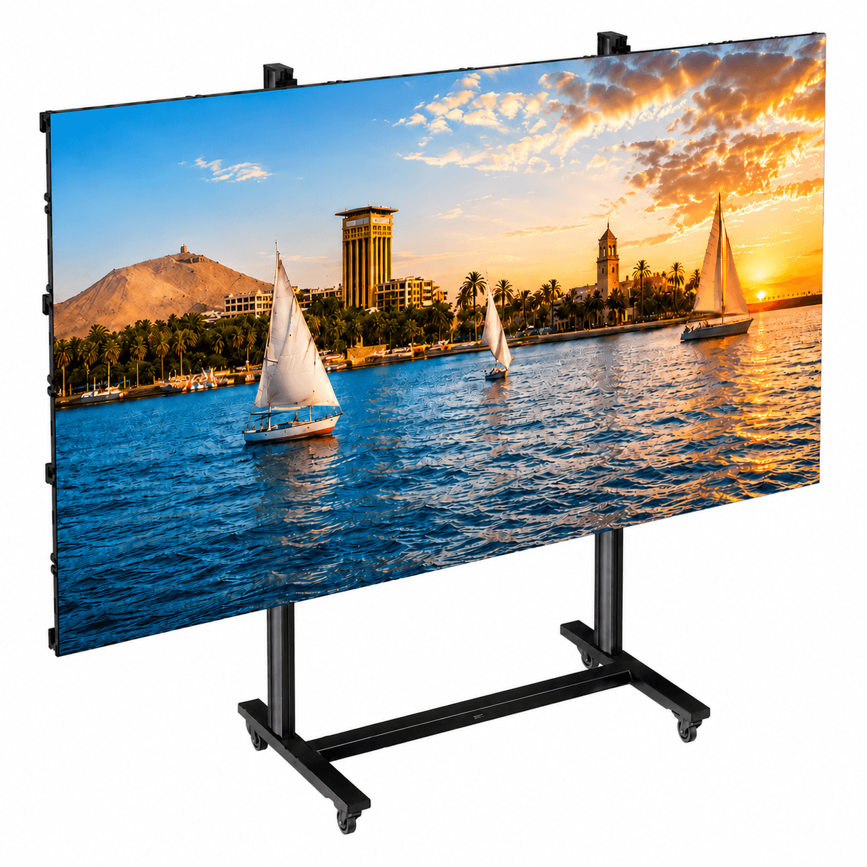 LG LED Tiles interior LSBC026 3 m x 2 m cu stand mobil Vogel's si controller