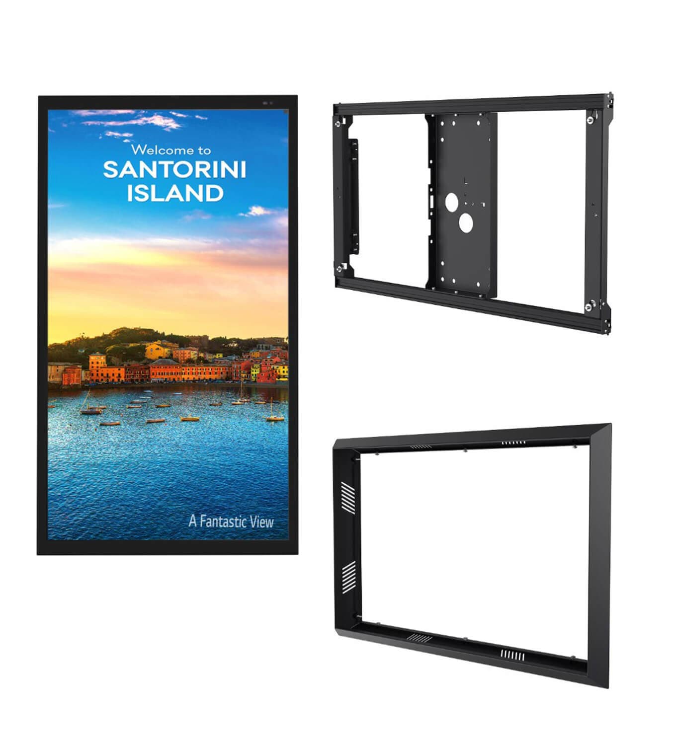 Display outdoor perete LG 49XE4F, 4000 nits, FullHD si sistem prindere Vogels