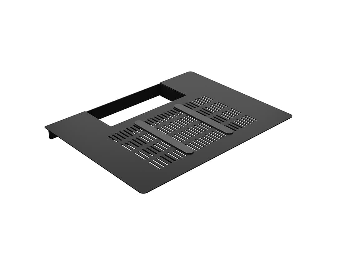 Raft frontal pentru imprimantă mică, Multibrackets MB-1793, otel, negru