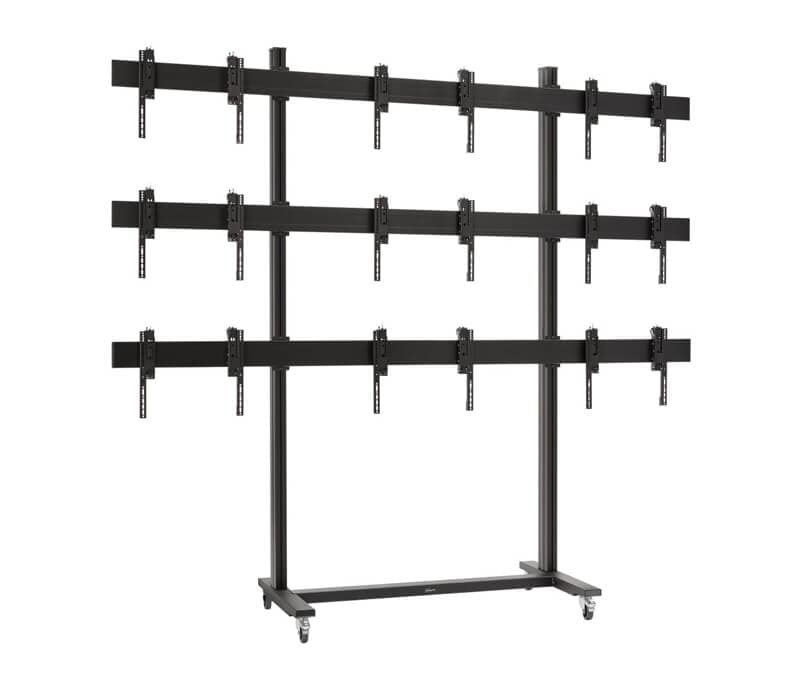 Stand Videowall 3x3 Vogel's TVW3355 cu baza mobila