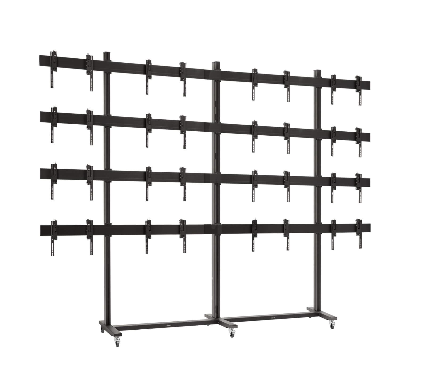 Stand Videowall 4x4 Vogel's TVW4455 cu baza mobila