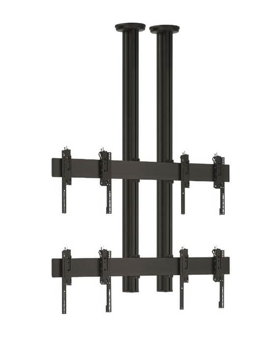 Suport Videowall 2x2 Vogel's CVW2255 cu prindere in tavan, pentru Displayuri 46"-55"