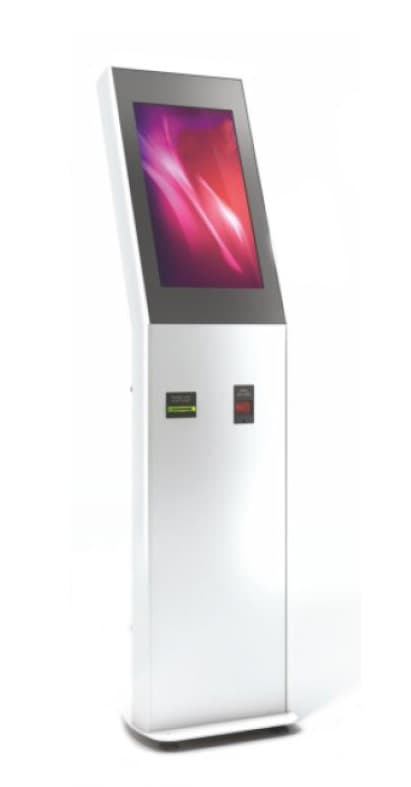 Stand Self service ZS, ZSH(V)24N-WWB, pentru display 24", inaltime 174cm, greutate 56 kg, dimensiune 433x1747x350mm