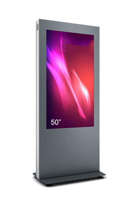 Totem de interior B01, B01V50N-SAB, pentru display 50'', fara sticla securizata frontala