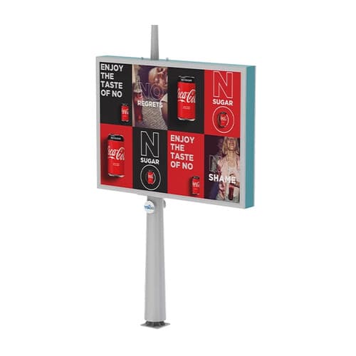 Billboard static backlit/frontlit — IP65, montaj la sol