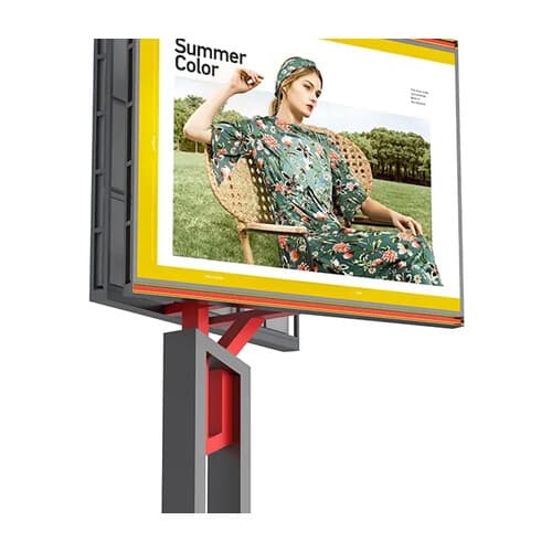 Panou LED P4 de exterior — 5000 nits, IP65, montaj la sol