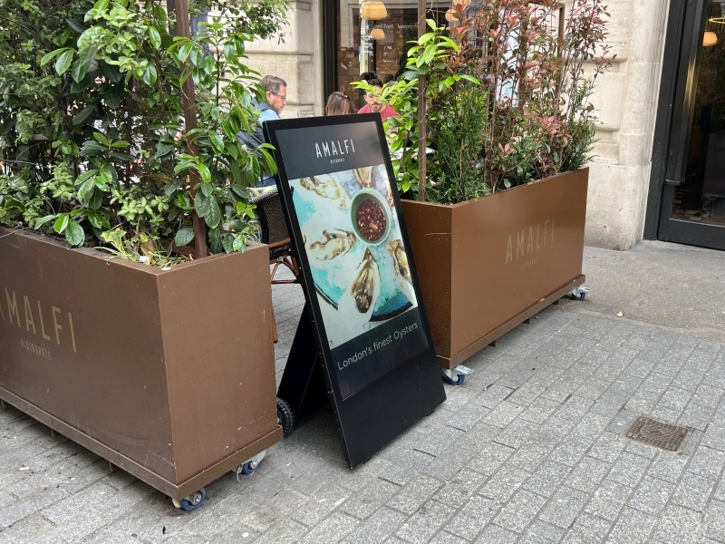 Display portabil outdoor High Brightness ALSEE 43 inch negru