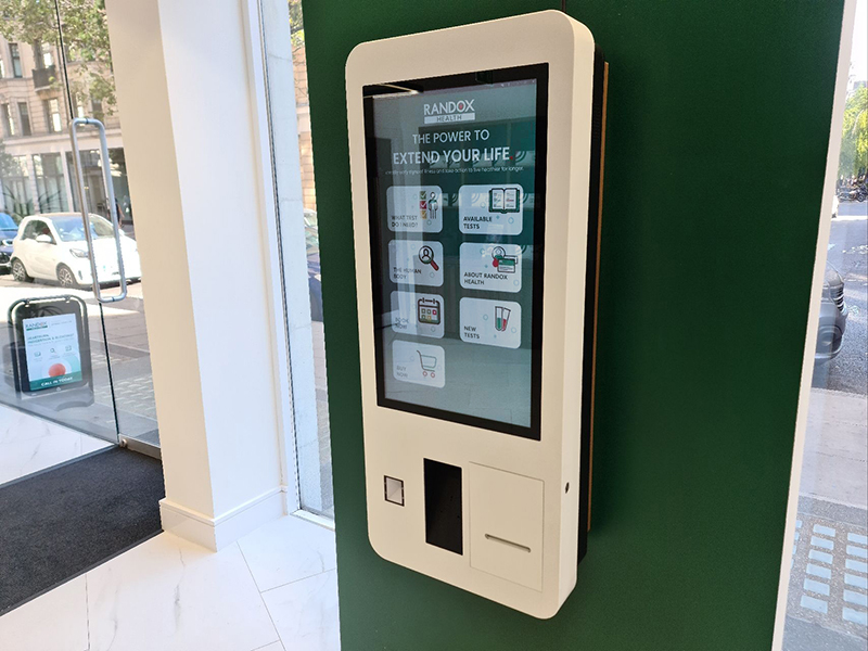 Kiosk profesional self-service Allsee alb