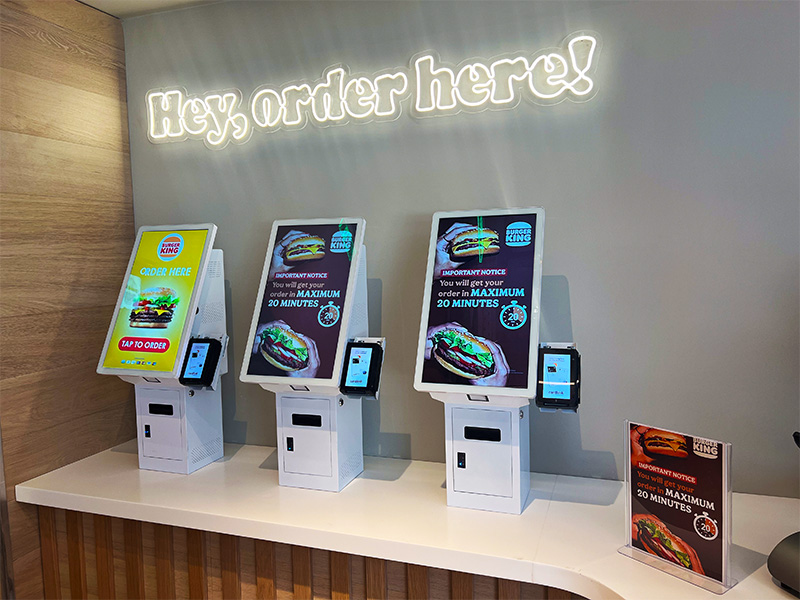 Kiosk self-service Allsee cu imprimantă integrată