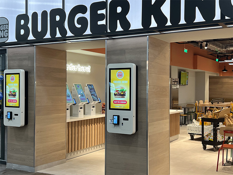 Kiosk self-service Allsee cu utilizare comercială