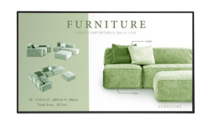 Display profesional LG 55UM5N-H, 55", 500 nits