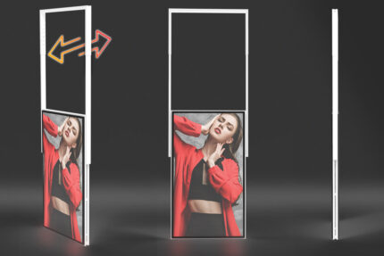 Display profesional 49" cu doua fețe SWEDX SDDS49K8-01, 2500+700 cd/m2