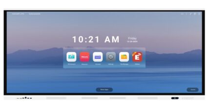 Display interactiv EvoBoard TE105YY(-N), 105", RAM 8GB, ROM 128GB, 4K, Android 13, format wide 21:9